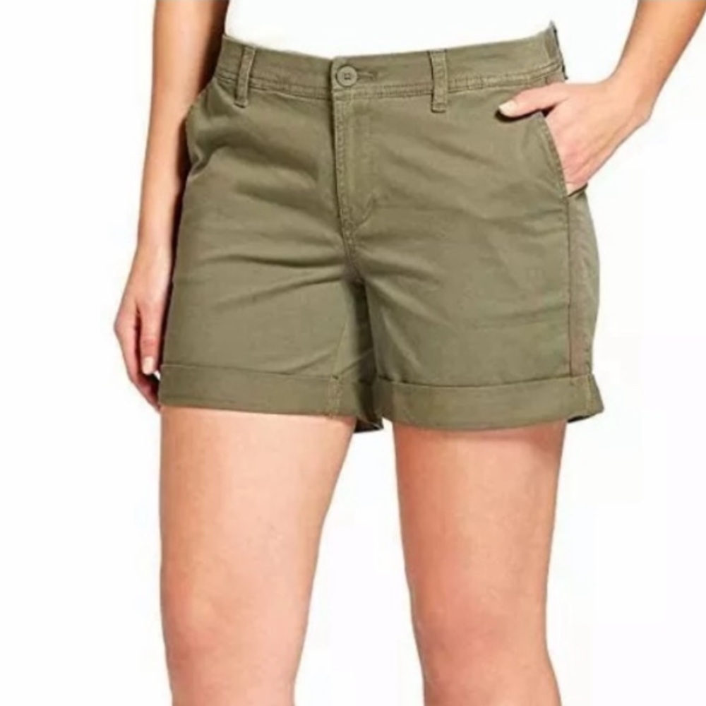 A New Day Army Green Shorts Size 10